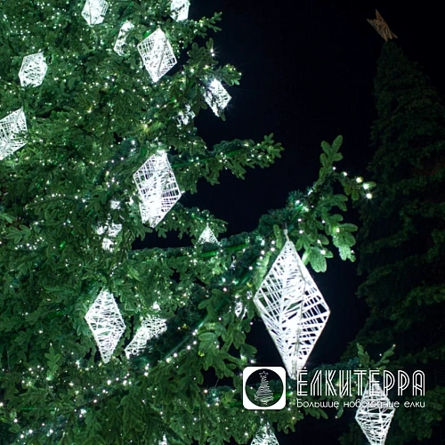 Лесная ствольная световая уличная елка 6 метров